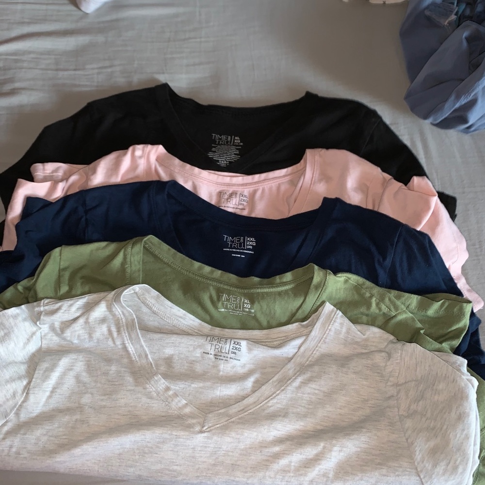 bundle of v necks
